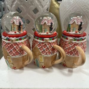 Gingerbread Snowglobe Mug